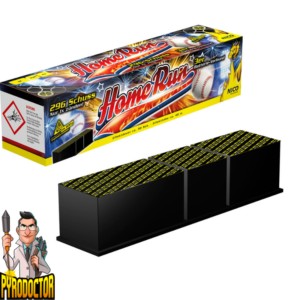 Home Run Feuerwerkverbund mit 296 Schuss + Time-Rain-Effekte in 3 Phasen von NICO - Pyrodoctor Online Shop