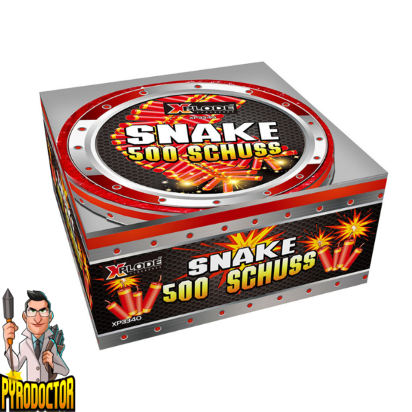 Snake 500 Schuss Knallkette – XXL Paketcracker-Böllerkette von Xplode - Pyrodoctor Feuerwerk Online Shop