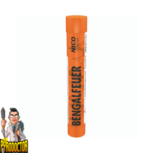 Bengalo Orange – Bengaalse vuur met F1-goedkeuring van NICO - Pyrodoctor Vuurwerk Online Shop