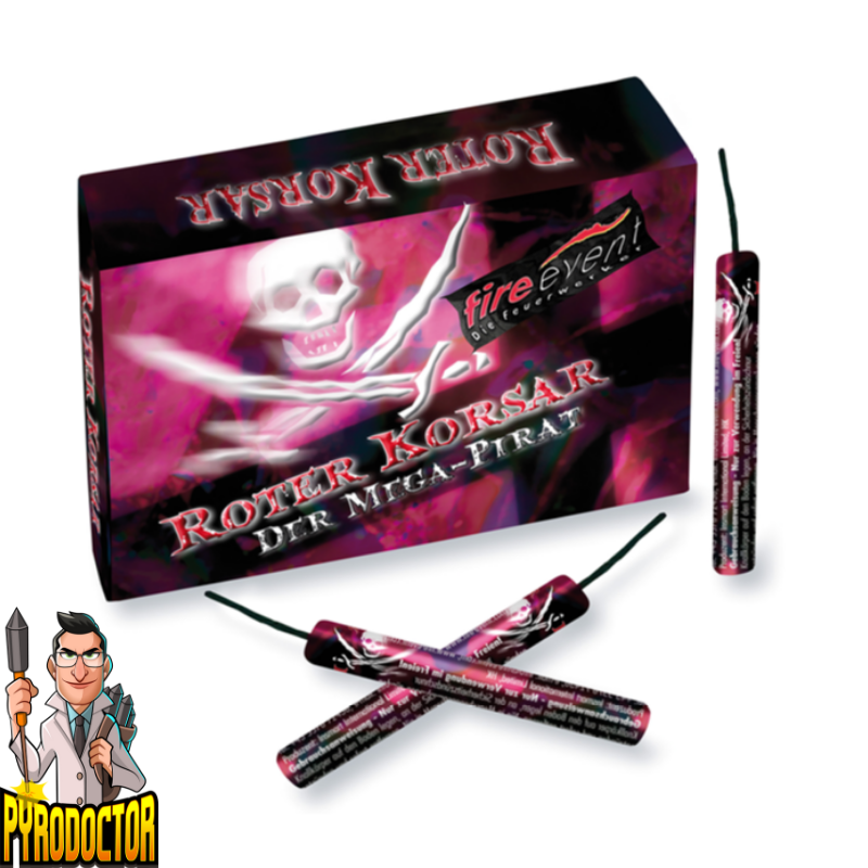Rode Corsair Rotjeswerper 20 Pack Corsair Pirate Crasher Door Fireevent Pyrodoctor Vuurwerk Afhaalwinkel