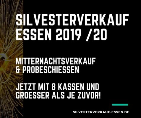 Der größte Lagerverkauf von Feuerwerk und Pyrotechnik in NRW 2019 20 - Silvesterverkauf Eishalle Essen-West - Pyrodoctor Shop