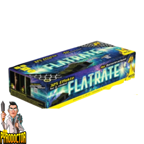 Flatrate Feuerwerk Mehrfachverbund + 4 Batterien mit 325 Effekten von NICO - Pyrodoctor Feuerwerk Online Shop