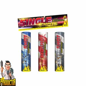 Single Shots - 3 Premium Bombenrohre von NICO - Pyrodoctor Feuerwerk Online Shop